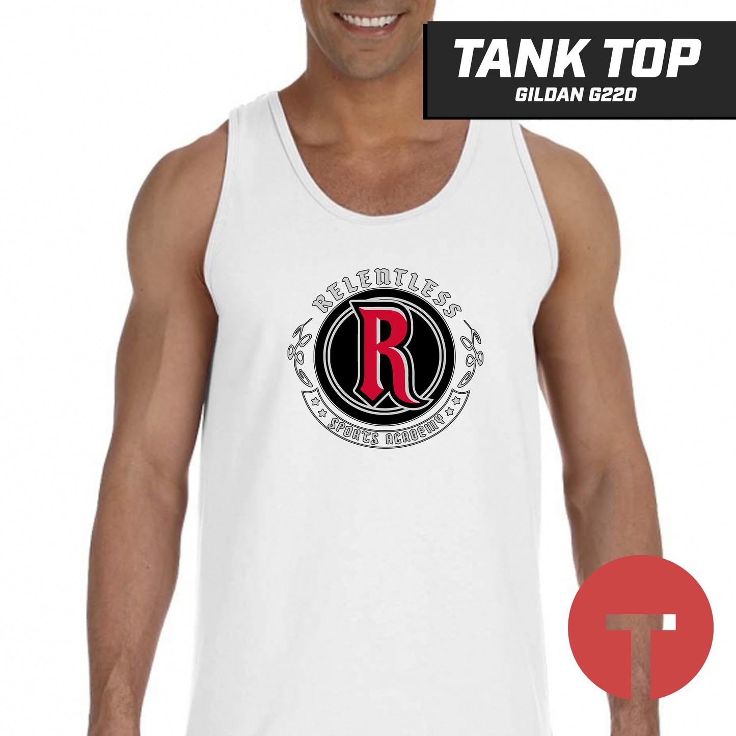 Relentless Force - LOGO 1 - Tank Top Gildan G220