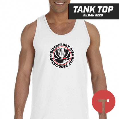 Riverfront Disc Golf - Tank Top Gildan G220