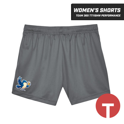 Bluebirds - Women's Performance Shorts - Team 365 TT11SHW