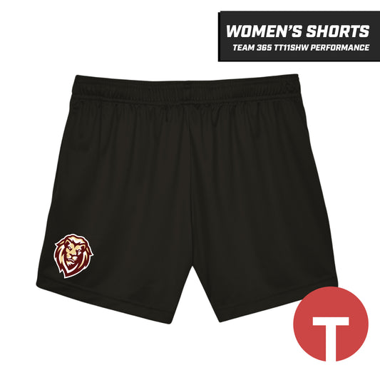 Praise Academy - Women's Performance Shorts - Team 365 TT11SHW