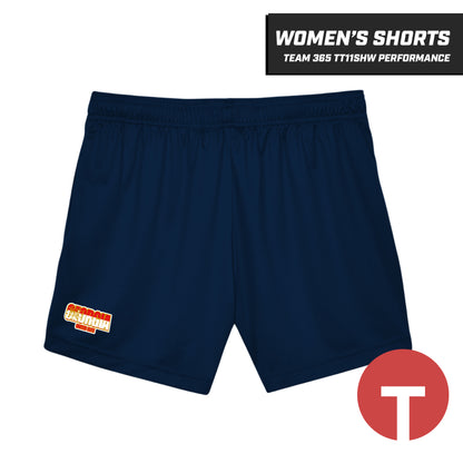 Georgia United Elite - LOGO 2 - Women's Performance Shorts - Team 365 TT11SHW