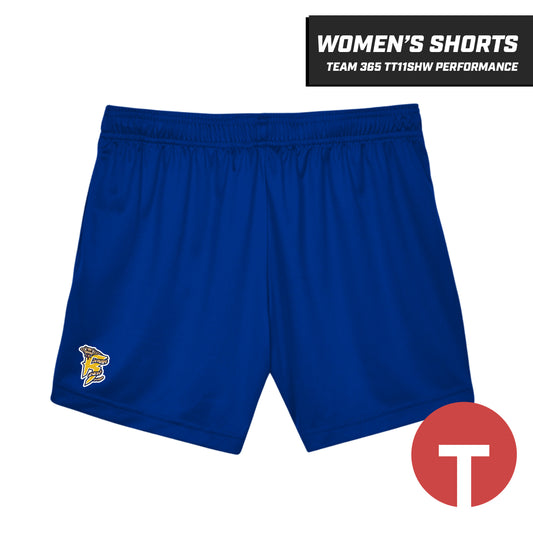 Rounding Third Rattlers - Women's Performance Shorts - Team 365 TT11SHW